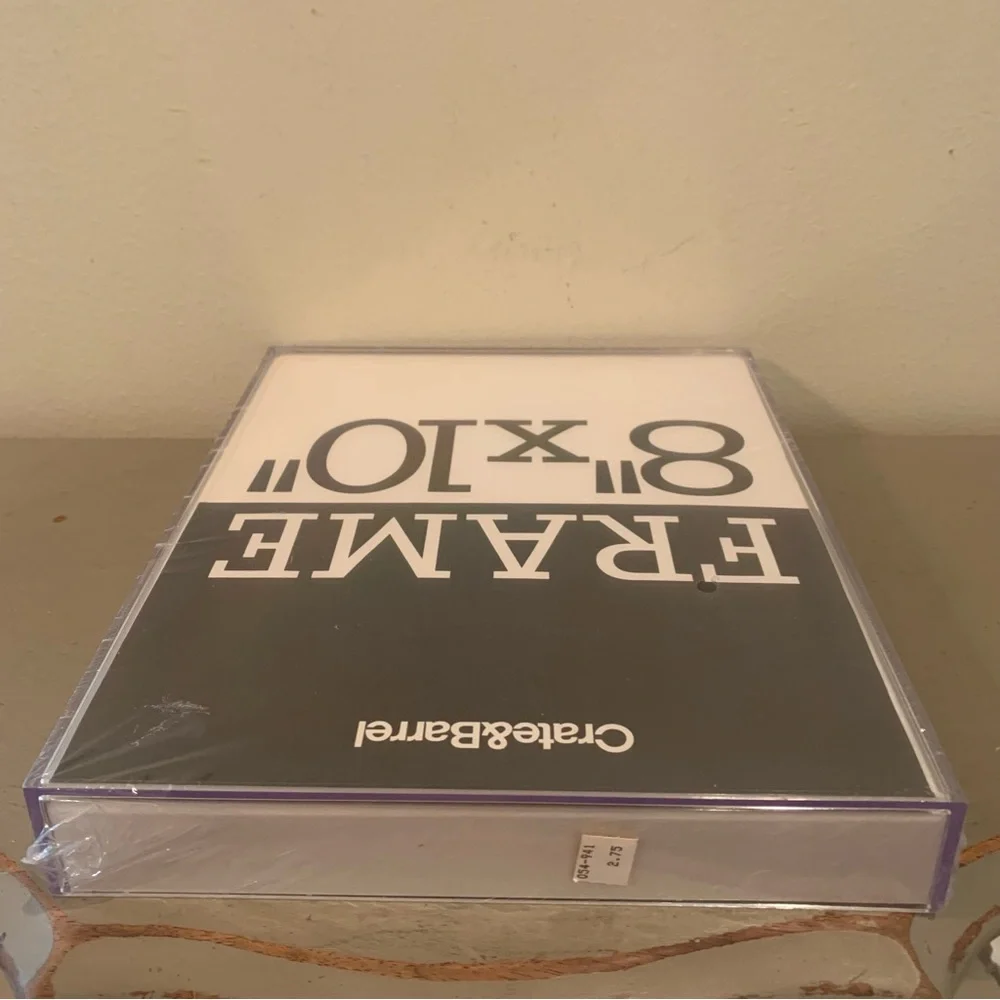 New Old Stock Crate&Barrel 8X10 Square Picture Frame.